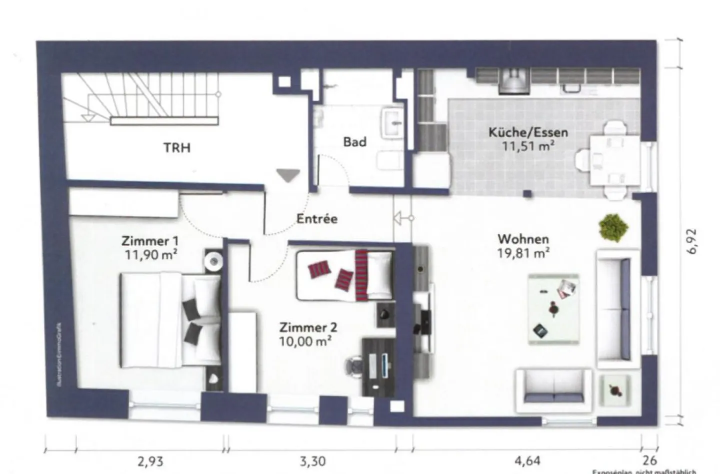 3.0-Zimmer-Wohnung Mitten in der Altstadt von Zofingen - Foto 8 von 8