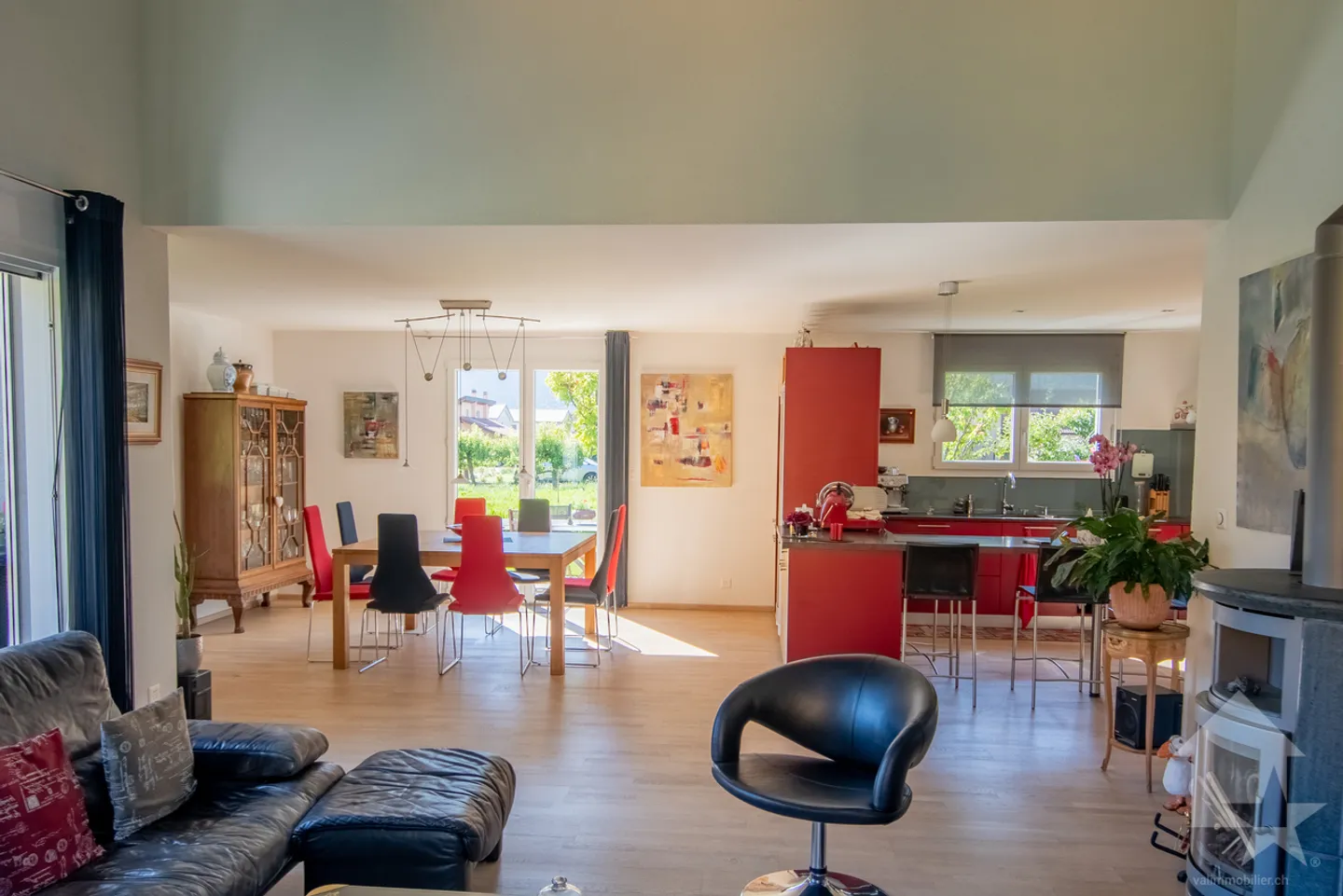 Splendida villa di 4,5 p + annesso, tranquilla, soleggiata, vista - Foto 5 di 13