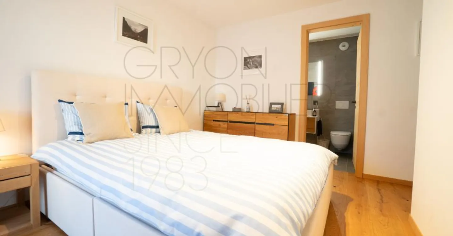 Centro di Villars, 4,5 camere di alto standard (128 m², 2020) - Foto 11 di 12
