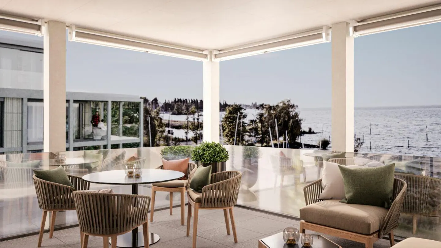 Nuovo progetto di costruzione Arrivée: Unico appartamento di 6 1/2 stanze con vista da sogno sul lago - Foto 11 di 18