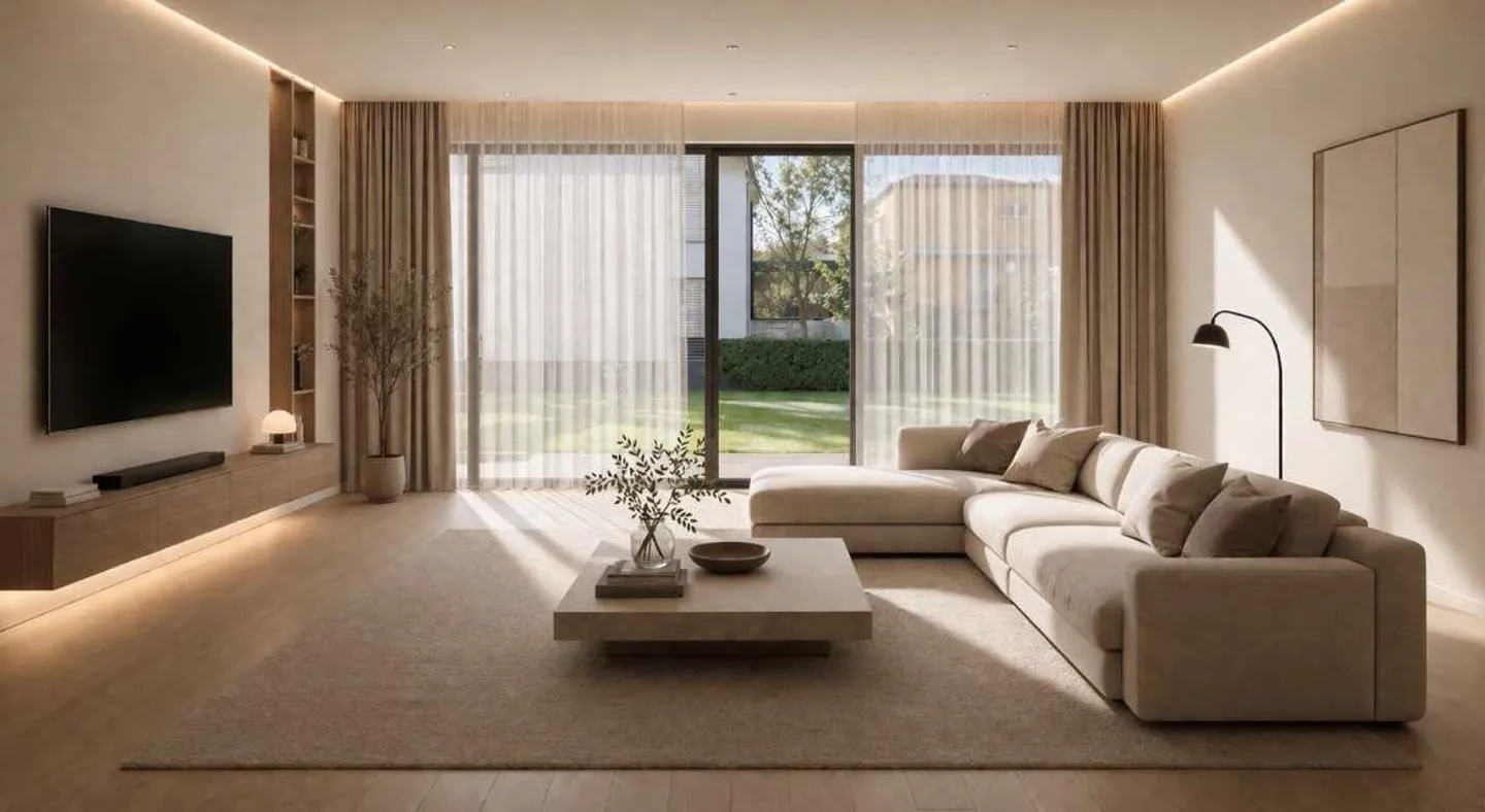 Elegante casa unifamiliare di nuova costruzione con giardino in zona residenziale - Foto 8 di 13
