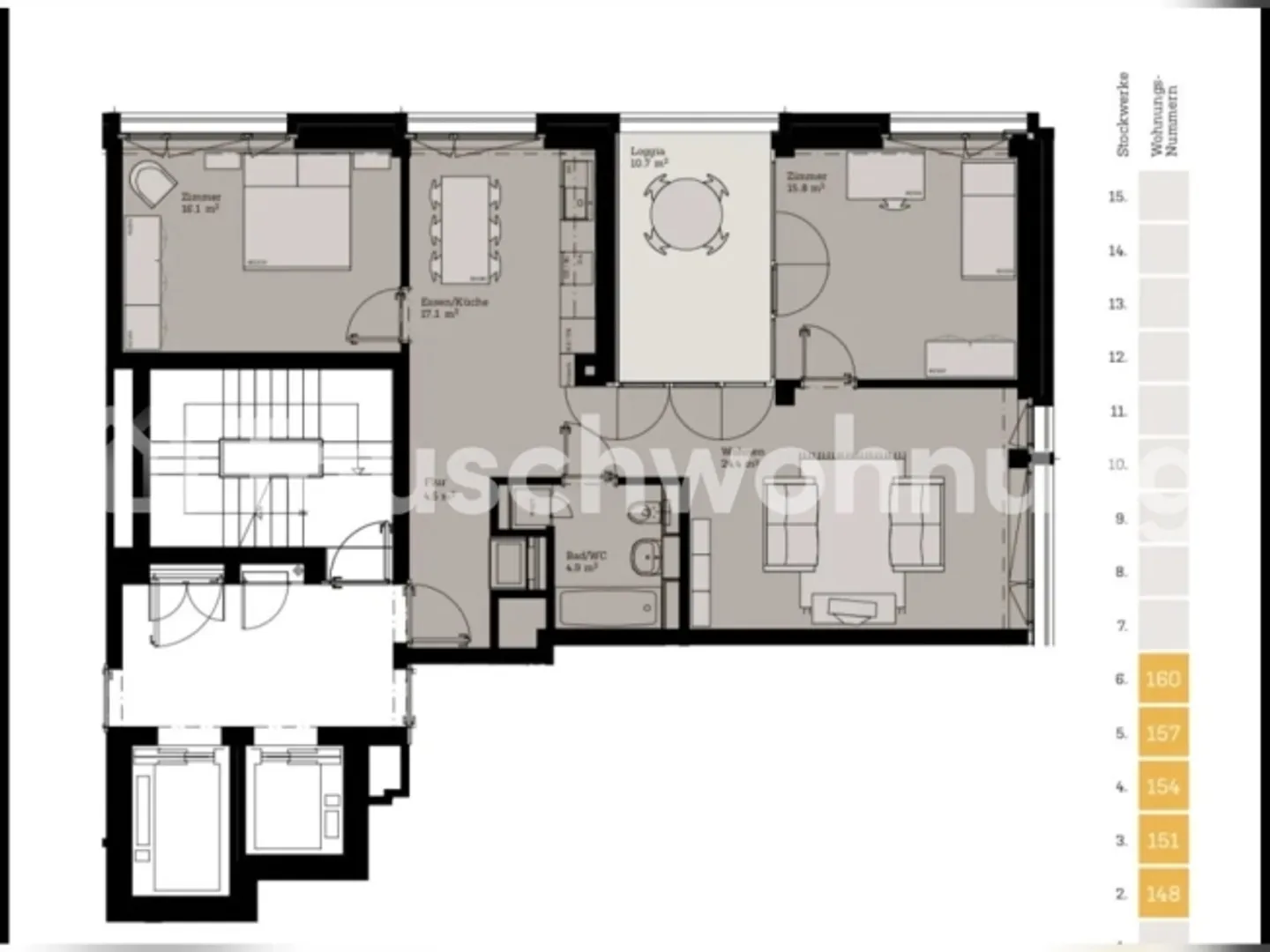 Charmante Wohnung in Zürich - Foto 1 von 1