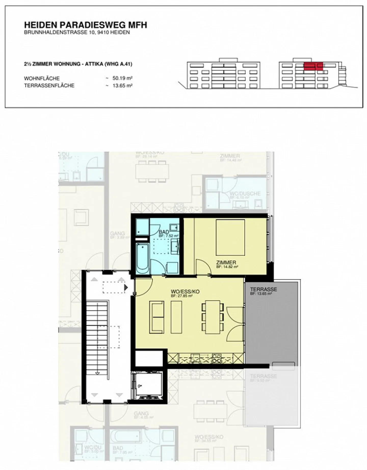 Modern Attic 2 1/2 Rooms Near the Center - Photo 12 of 12