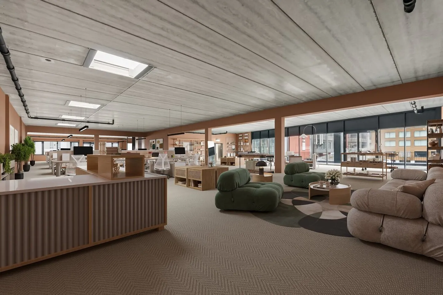 Vielseitige Bürofläche mit Terrasse - Foto 1 von 10