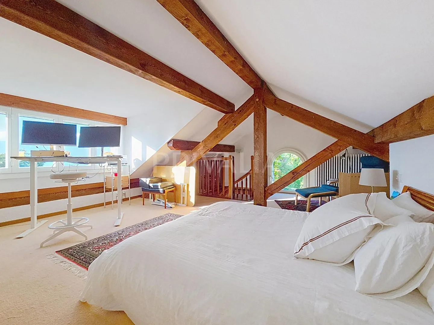 Schöne möblierte Duplexwohnung mit Zugang und Panoramablick auf den See - Foto 4 von 8