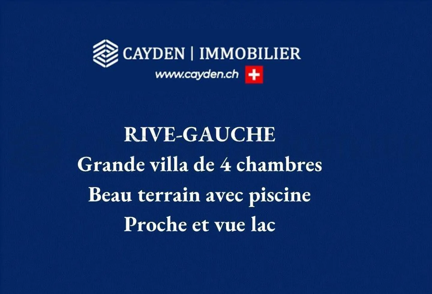 Magnifica villa con 4 camere da letto con piscina e vista lago - Foto 1 di 3