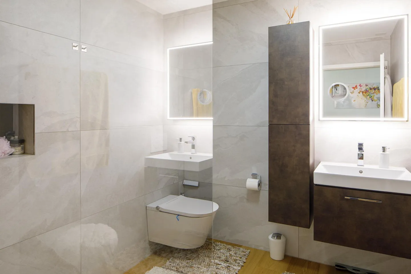 Exklusive 5.5 Zimmer Terrassenwohnung mit Berg- und Panoramasicht - Photo 16 sur 21
