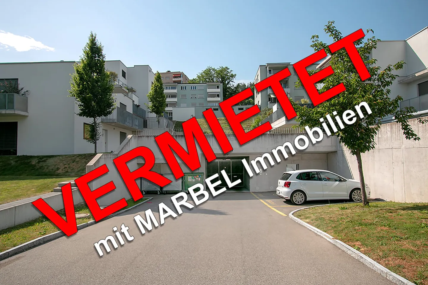 VERMIETET - XXL-Tiefgaragenplatz, hell und freundlich, nähe Zürich - Foto 1 von 2