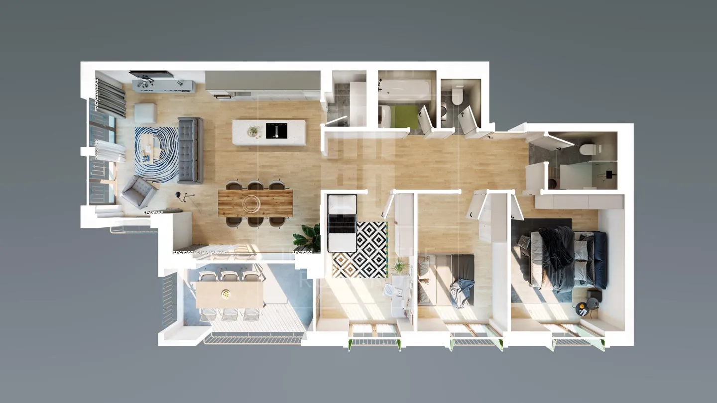 Appartamento di 5 stanze - Foto 4 di 4