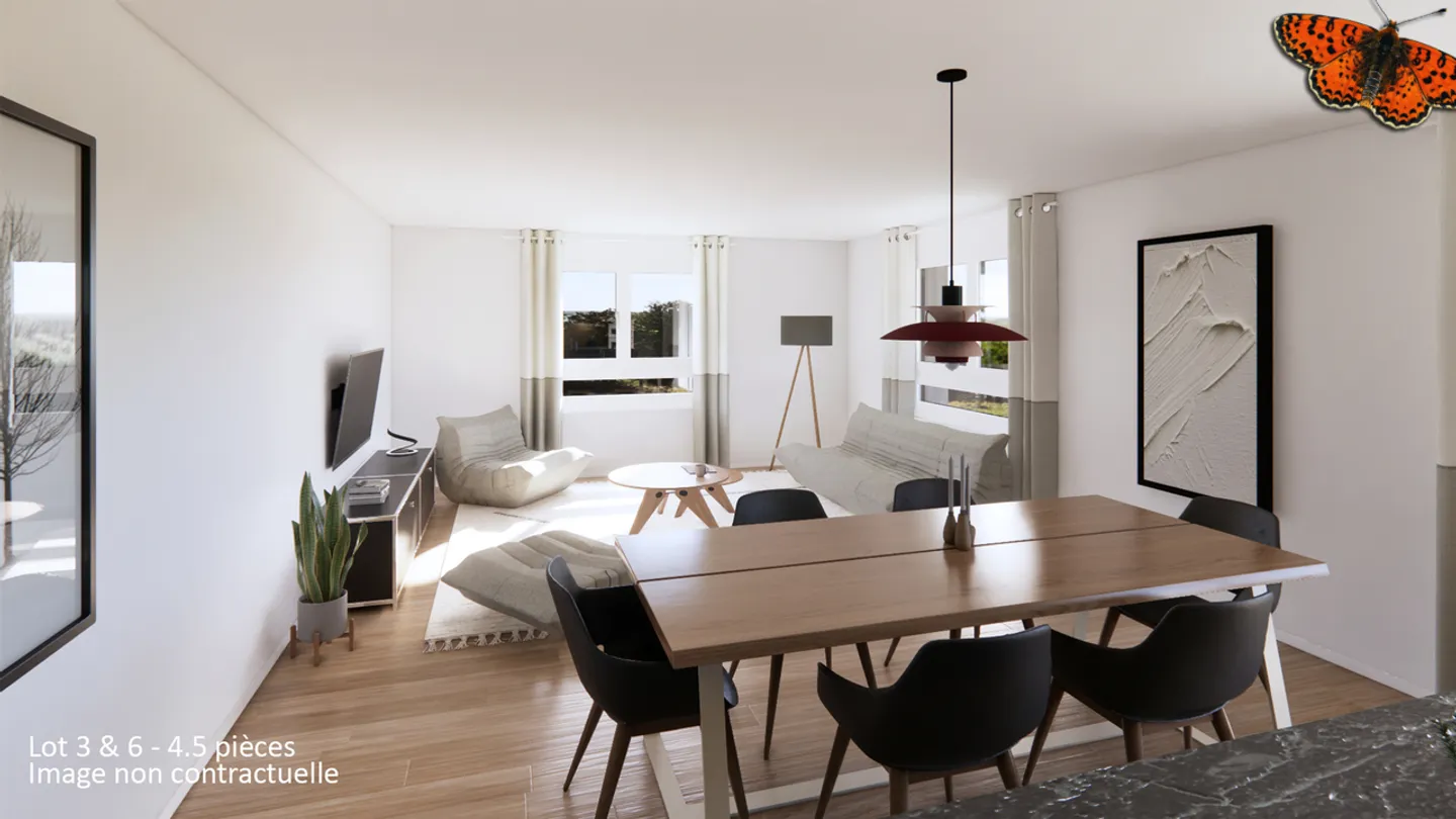 Magnifique appartement de 4½ pièces à Lentigny  - Foto 4 di 6