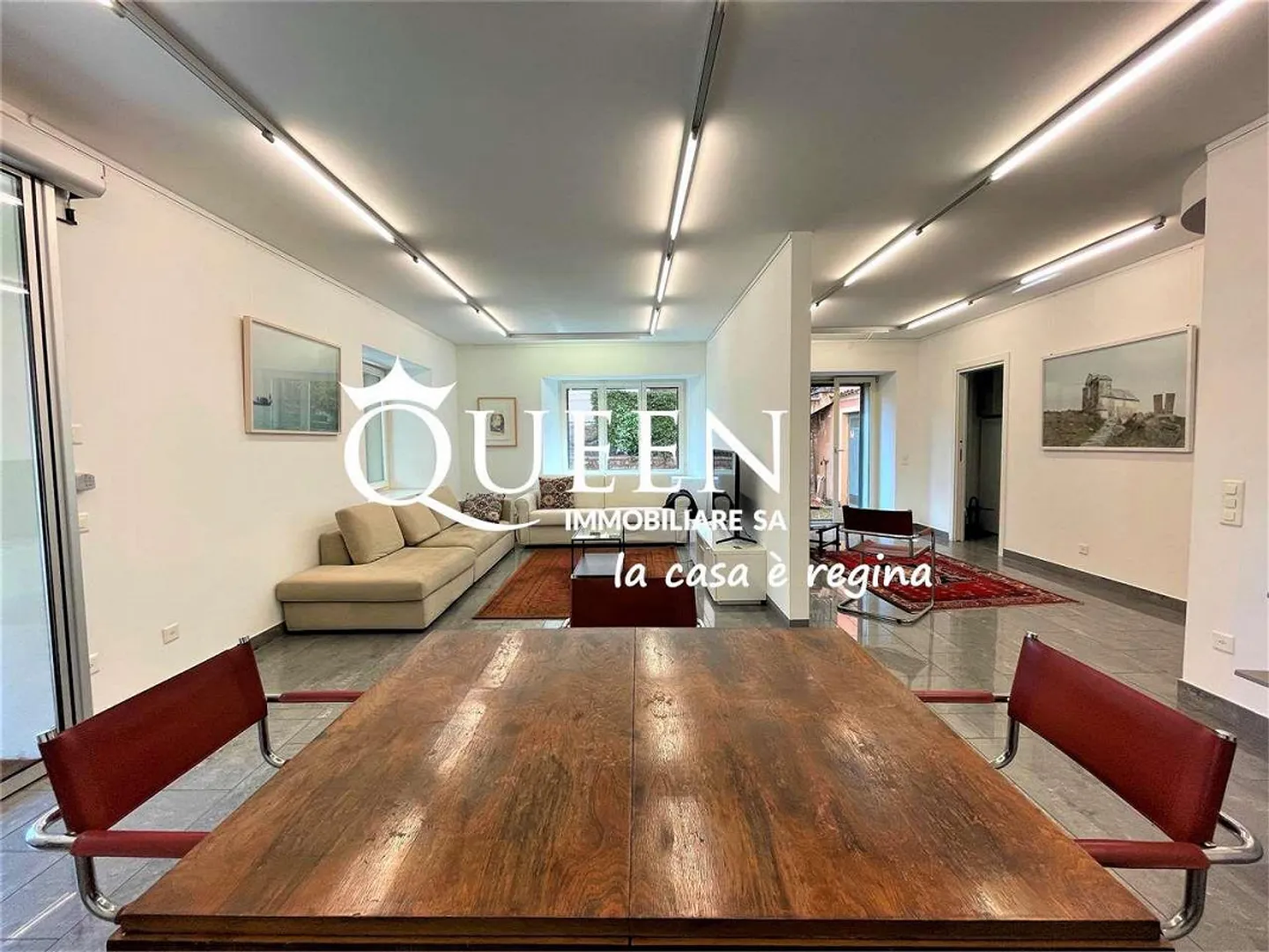 Lugano Stadtzentrum: 5-Zimmer-Wohnung, 190 m², privater Garten, Veranda - Foto 4 von 13