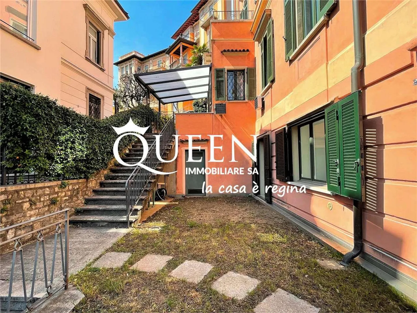 Lugano Stadtzentrum: 5-Zimmer-Wohnung, 190 m², privater Garten, Veranda - Foto 9 von 13