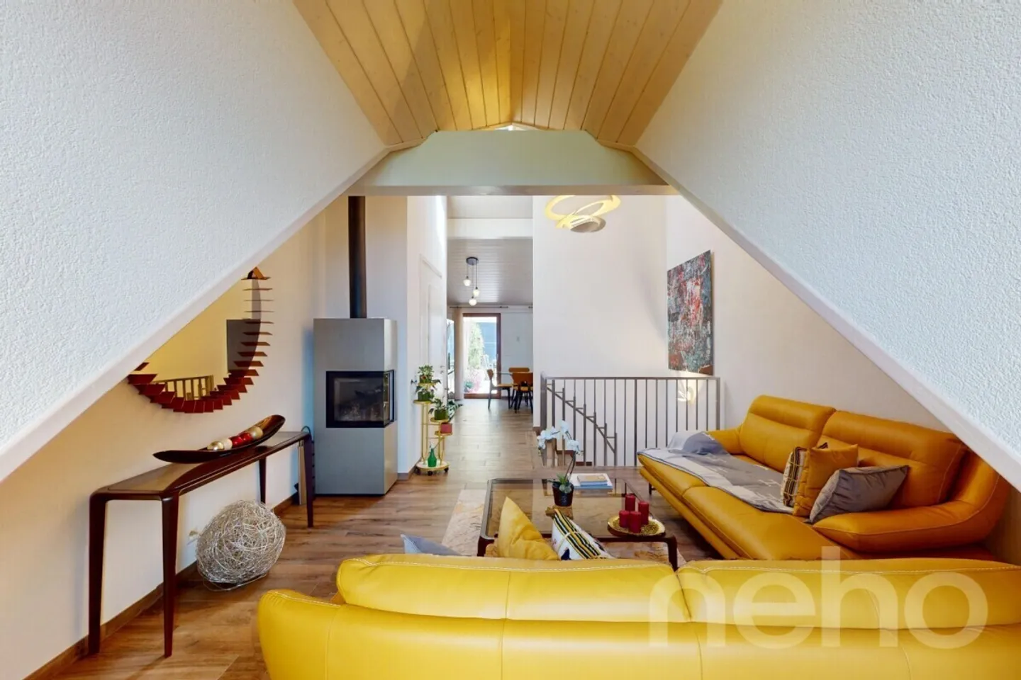 Magnifique maison mitoyenne avec vue sur le lac à Saint-Saphorin - Photo 4 sur 13