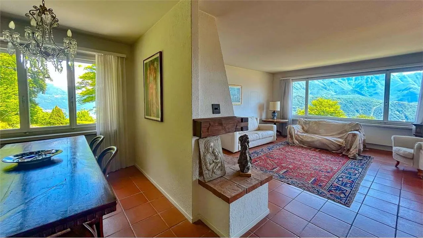 VILLA PANORAMICA A CARONA CON VISTA LAGO E PRIVACY - Foto 5 di 13