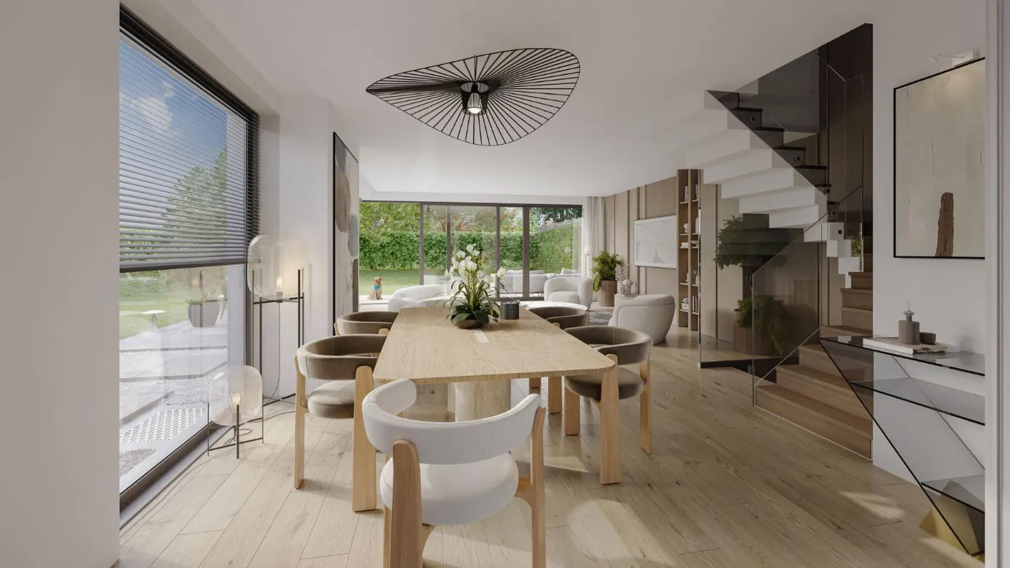 Neue Promotion auf dem Plateau de Vessy: prächtige Villa A - Foto 7 von 9