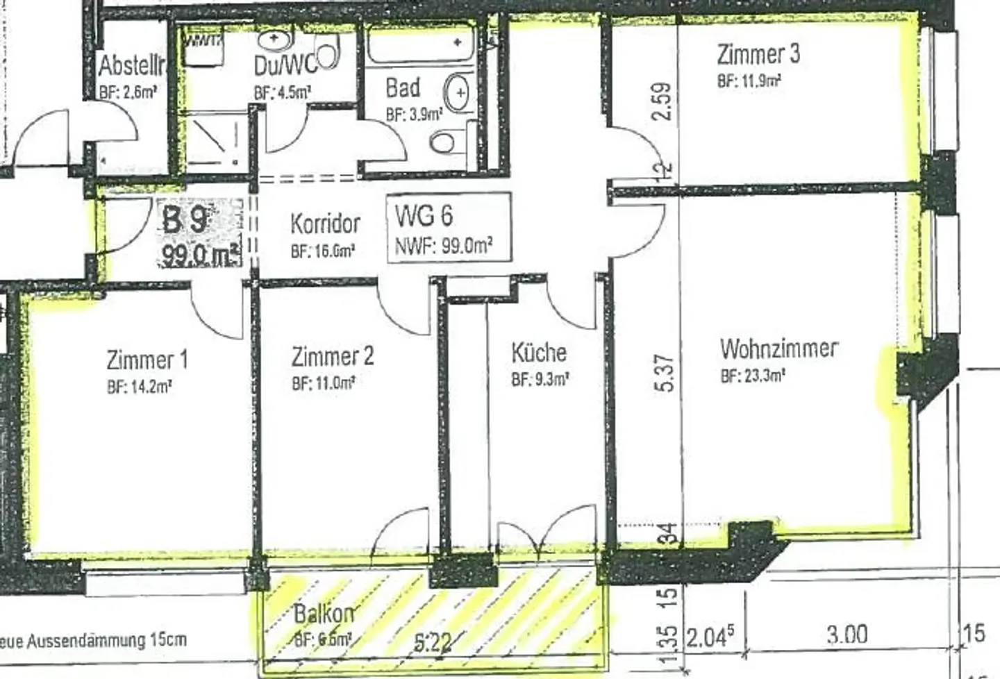 Leben im Dorfzentrum mit allen Annehmlickeiten und Balkon - Foto 9 von 9