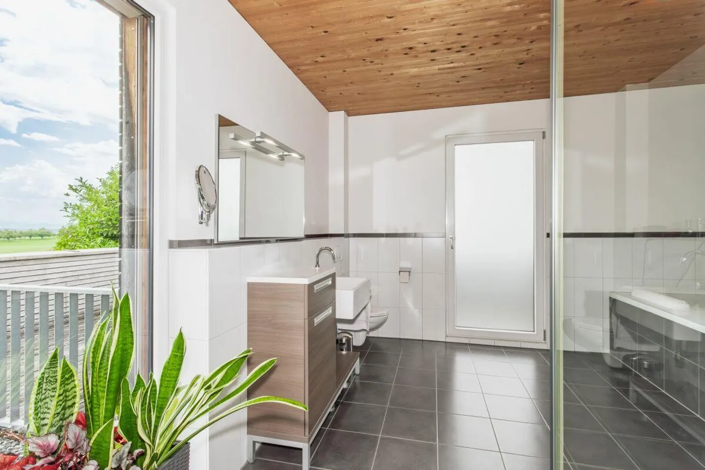 Maison d'architecte de caractère 4.5 pièces - Architecture en bois moderne - Photo 12 sur 15
