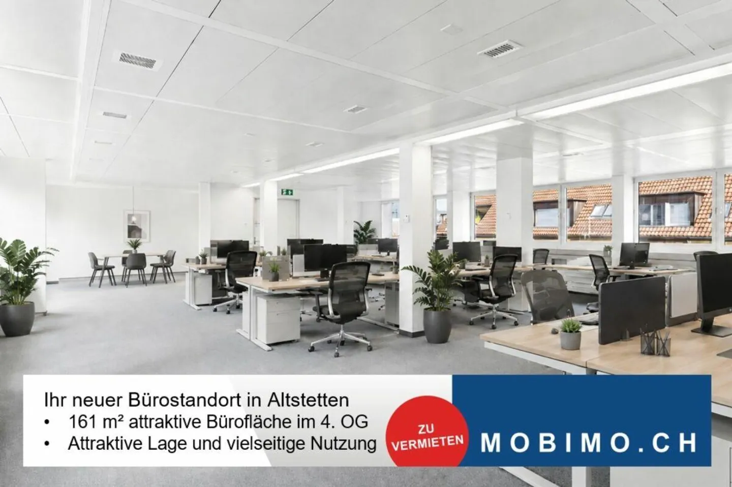 Representative office space on the 4th floor in Zurich-Altstetten - Photo 1 of 11
