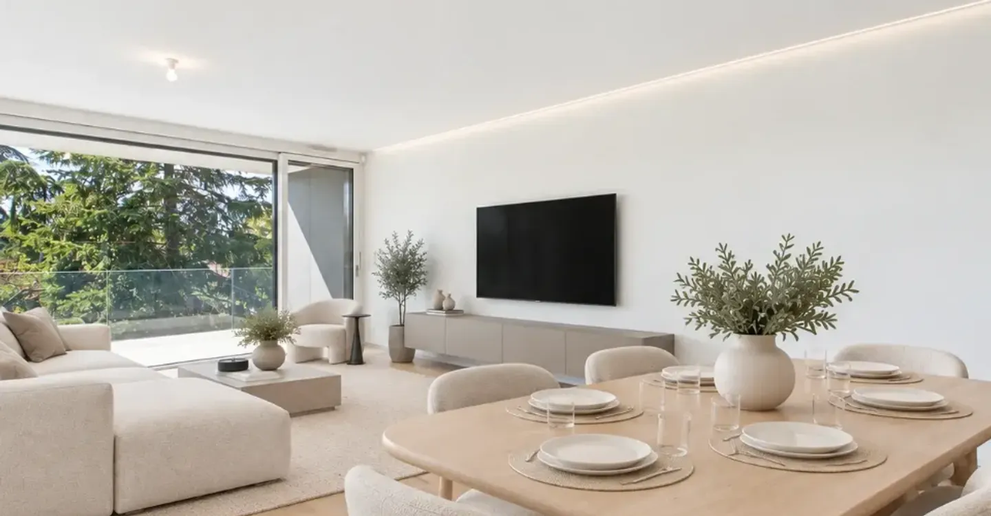 High-end modern apartment with an exceptional terrace in Vésenaz - Photo 2 of 13