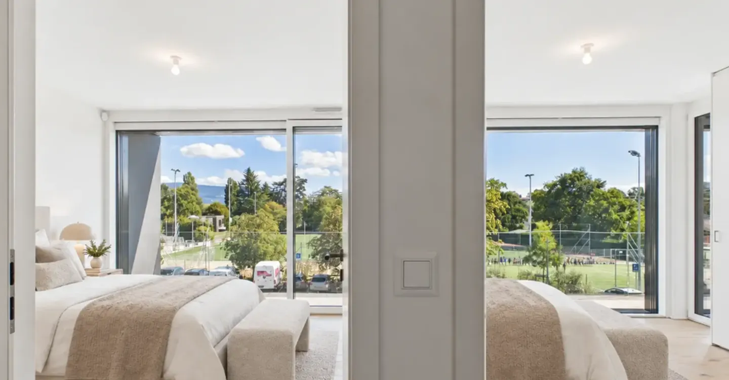 High-end modern apartment with an exceptional terrace in Vésenaz - Photo 10 of 13