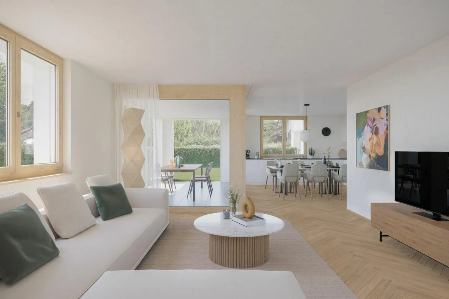 Condominium attrayant de 4 ½ pièces dans un quartier résidentiel idyllique et calme... - Photo 2 sur 4