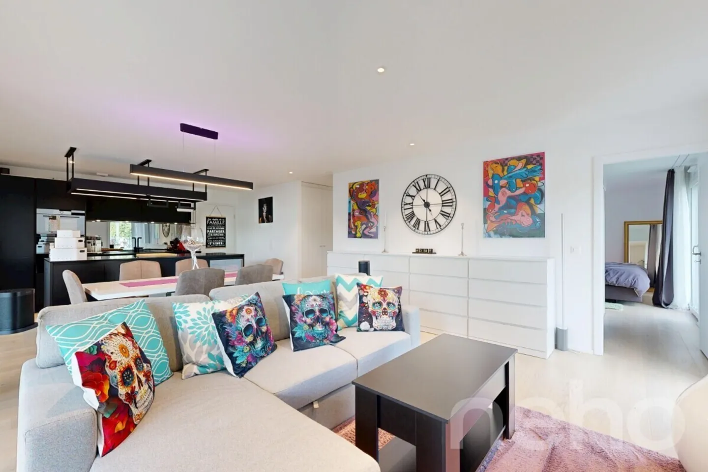 Appartement 3.5 pièces lumineux avec terrasse et jardin privé - Photo 3 sur 12