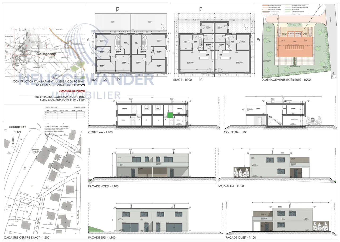 «A louer maison jumelée de 5.5 pièces, moderne et spacieuse avec jardin» - Photo 11 sur 11