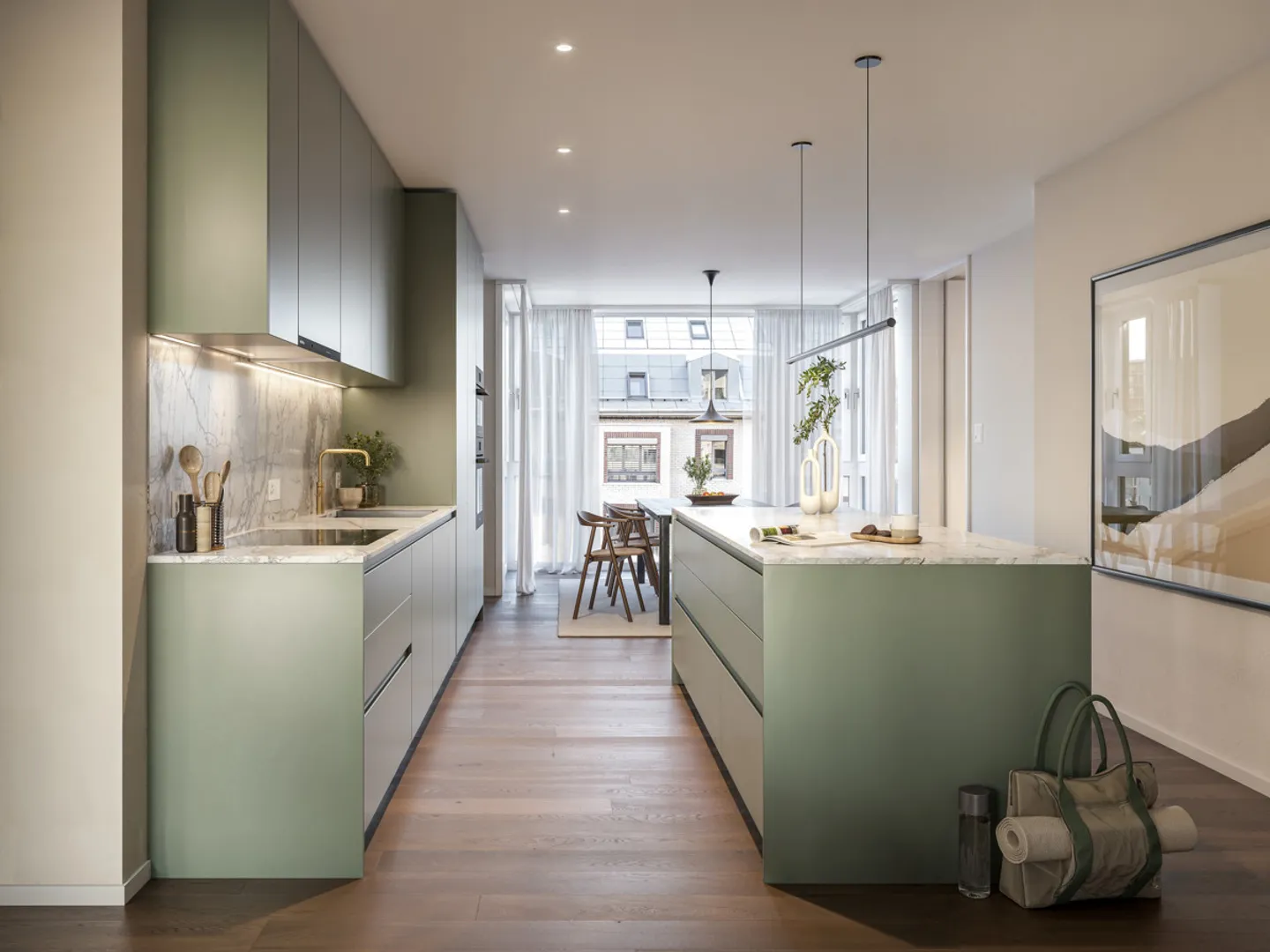 Nuovo progetto di costruzione Eichstrasse Zurigo - Maisonette attico con terrazza - Foto 4 di 11