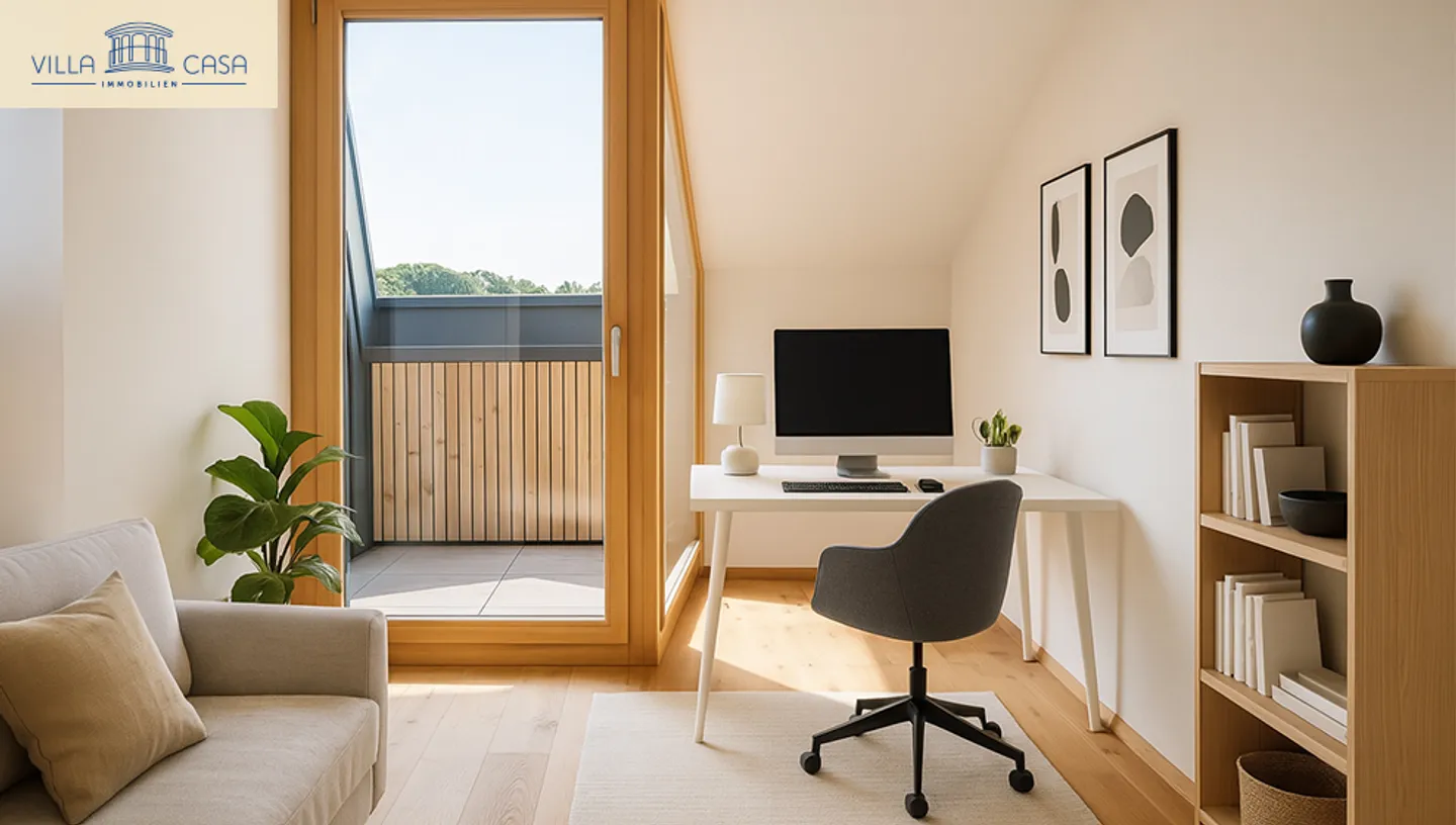 Penthouse moderne de 5,5 pièces avec vue sur la montagne à Riggisberg - Photo 2 sur 12