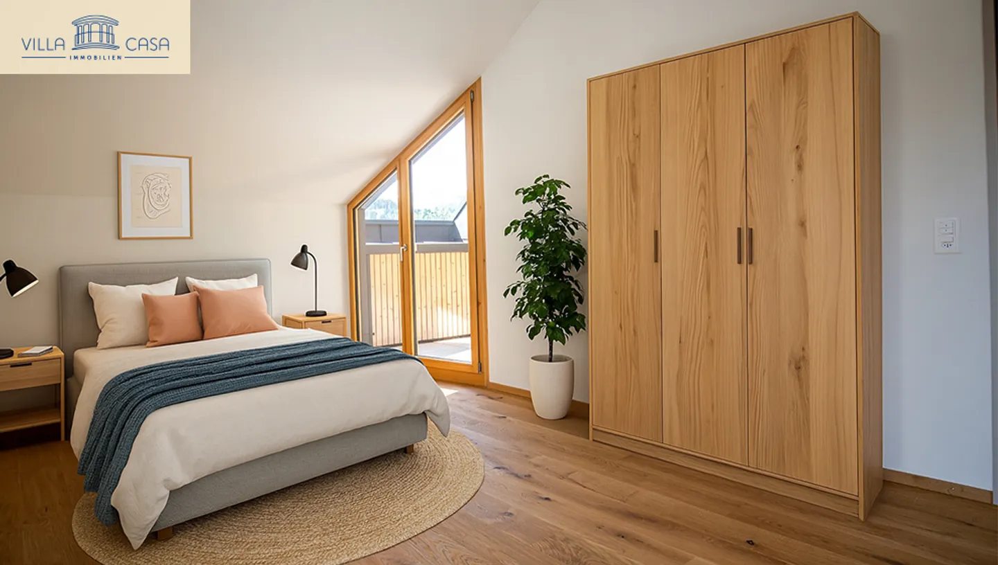 Penthouse moderne de 5,5 pièces avec vue sur la montagne à Riggisberg - Photo 7 sur 12