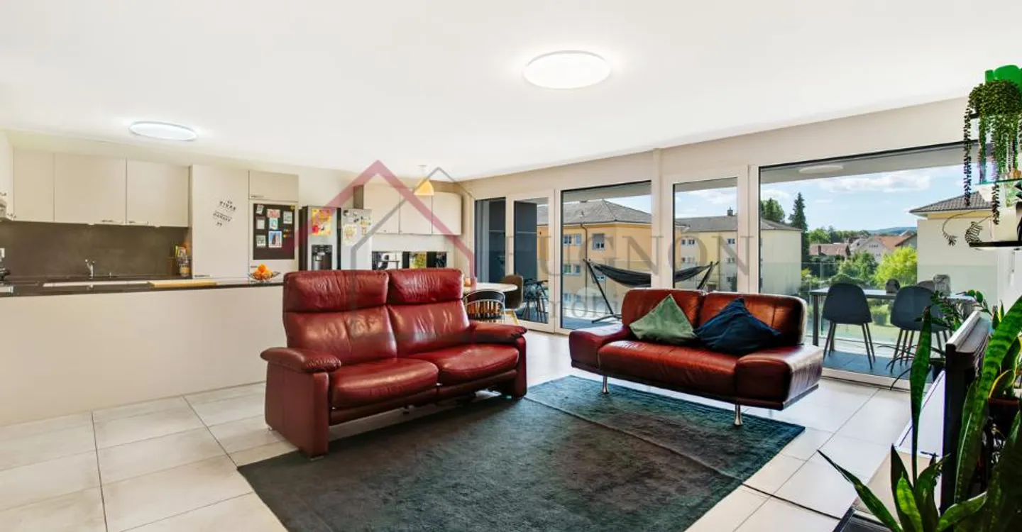 Appartement moderne 4,5 pièces - Photo 4 sur 12