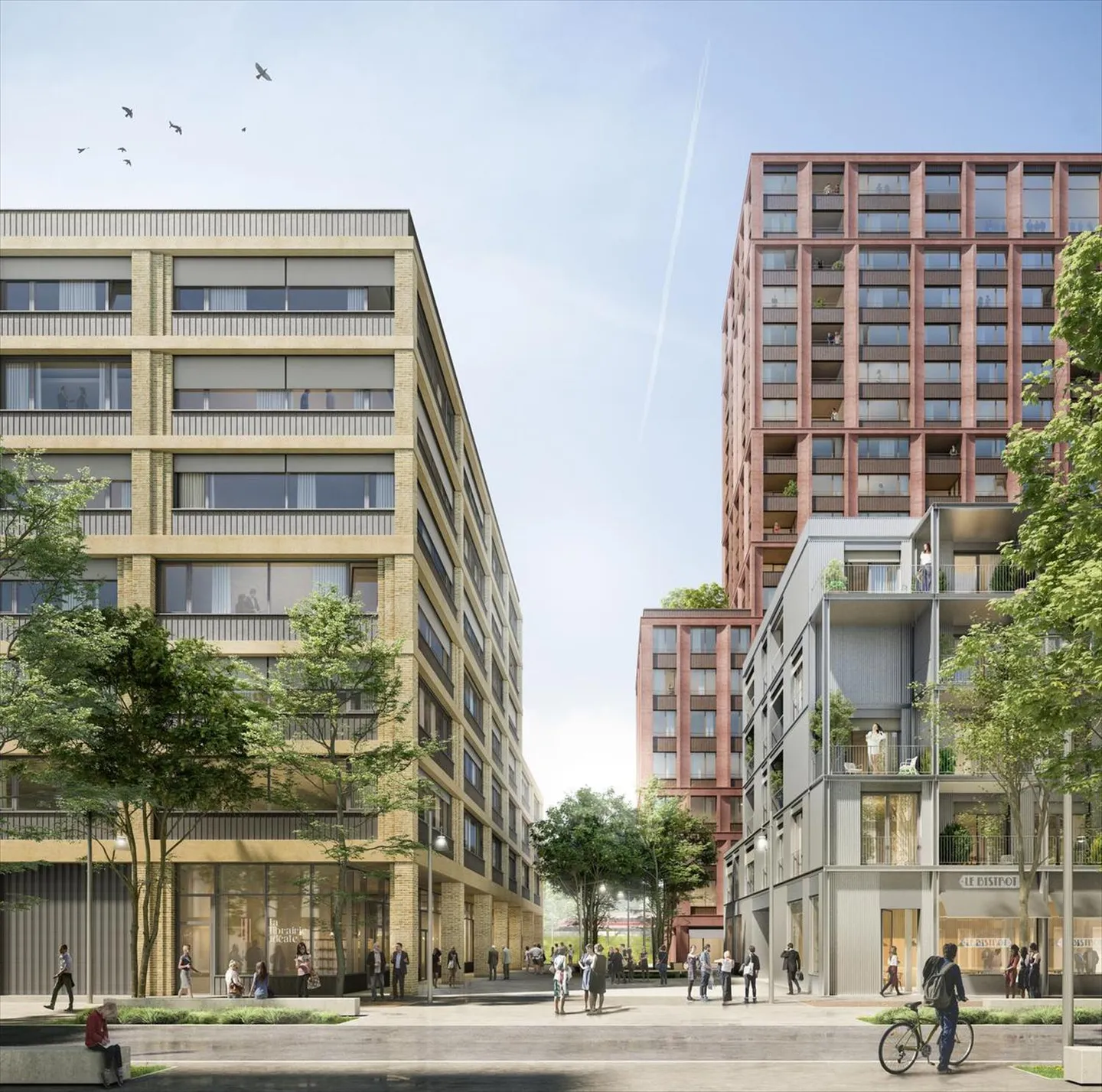 Bureaux à louer dans le futur éco-quartier Central Malley - Photo 1 sur 5