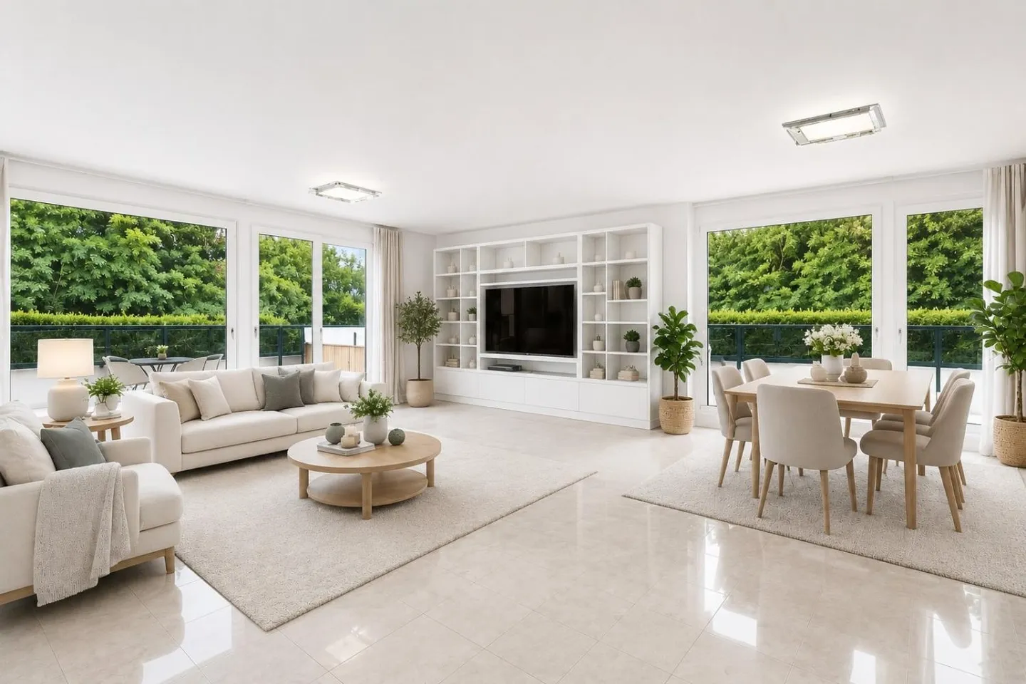 Wunderschöne durchgehende Penthouse mit großzügigen Außenbereichen - Foto 1 von 13