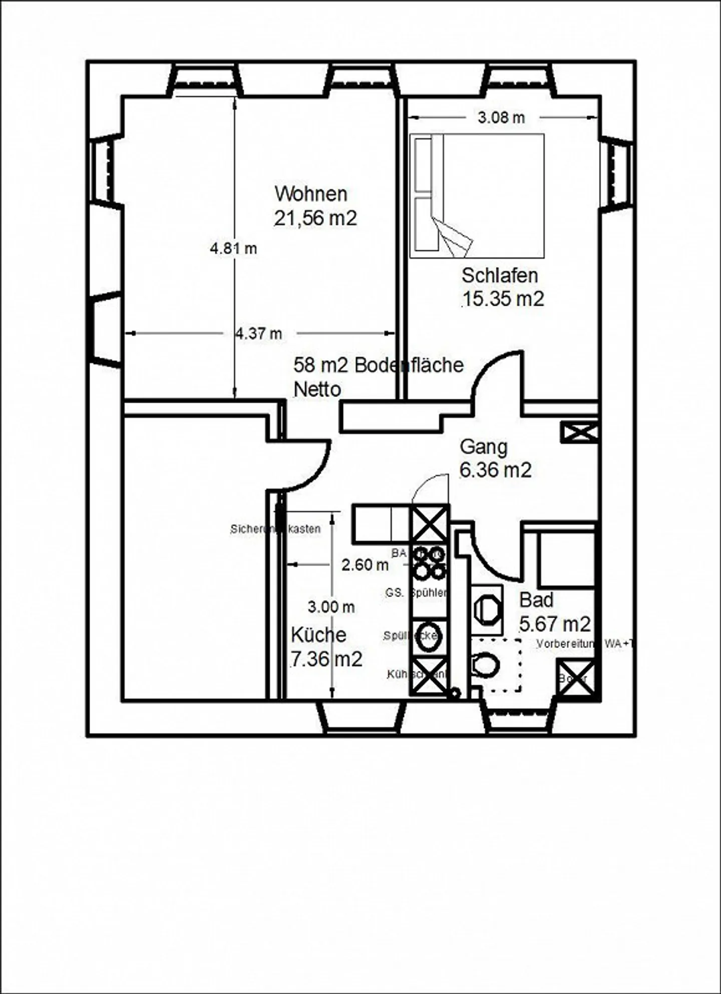 Appartement 2 1/2 pièces à louer - Photo 6 sur 6