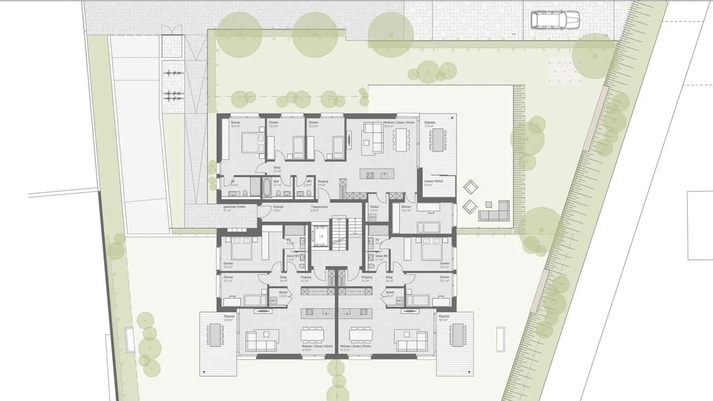 3.5 Zimmer mit aussergewöhnlich grossem Garten – Wohnen im Grünen - Photo 5 of 14