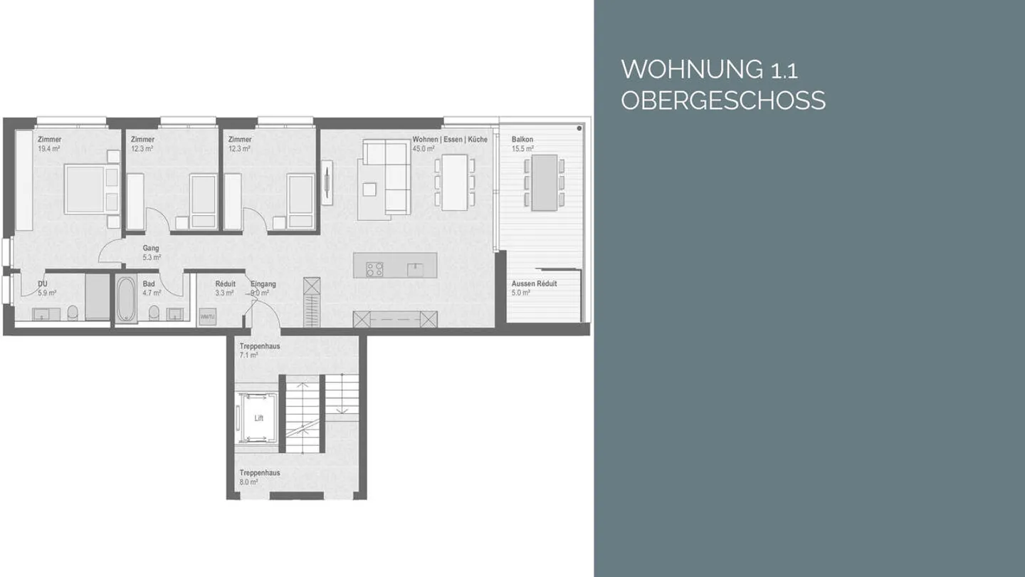 3.5 Zimmer mit aussergewöhnlich grossem Garten – Wohnen im Grünen - Photo 12 of 14