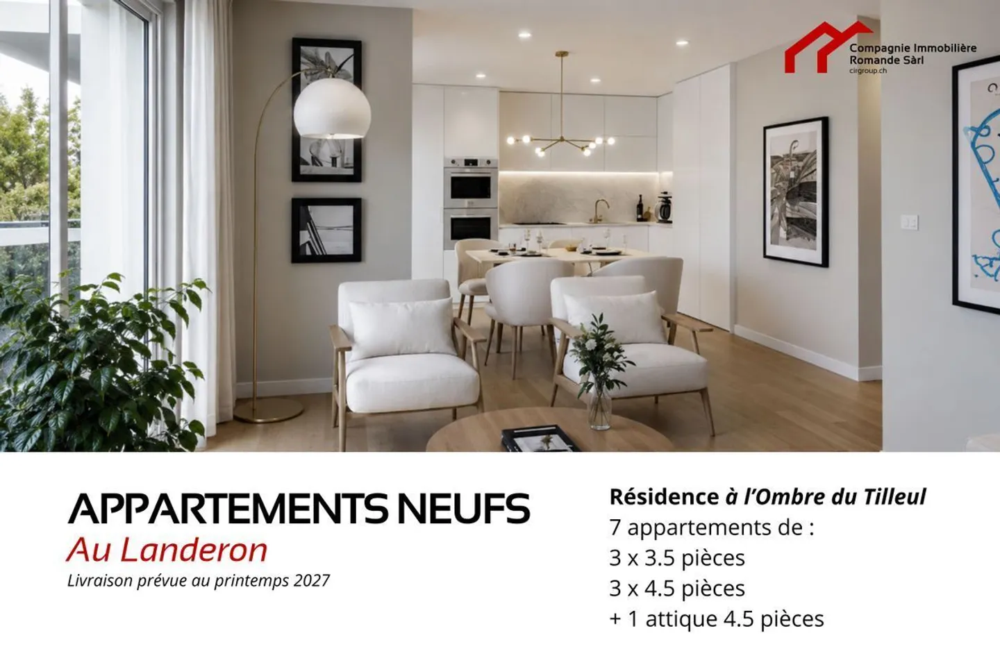 Charmant appartement 4,5 pièces - Photo 1 sur 6