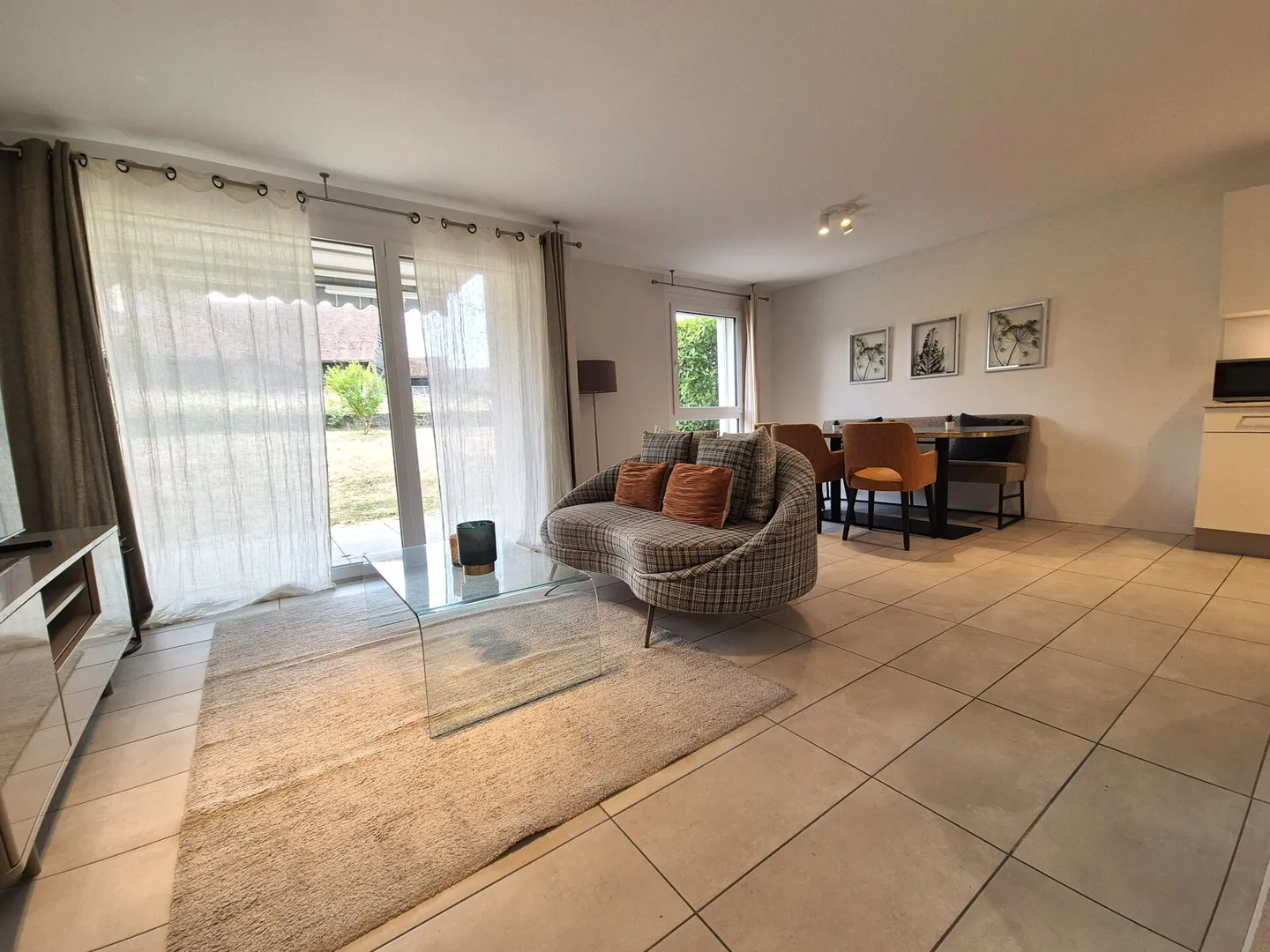 Grandcour - Furnished 2.5-room apartment on the ground floor - Photo 1 of 11
