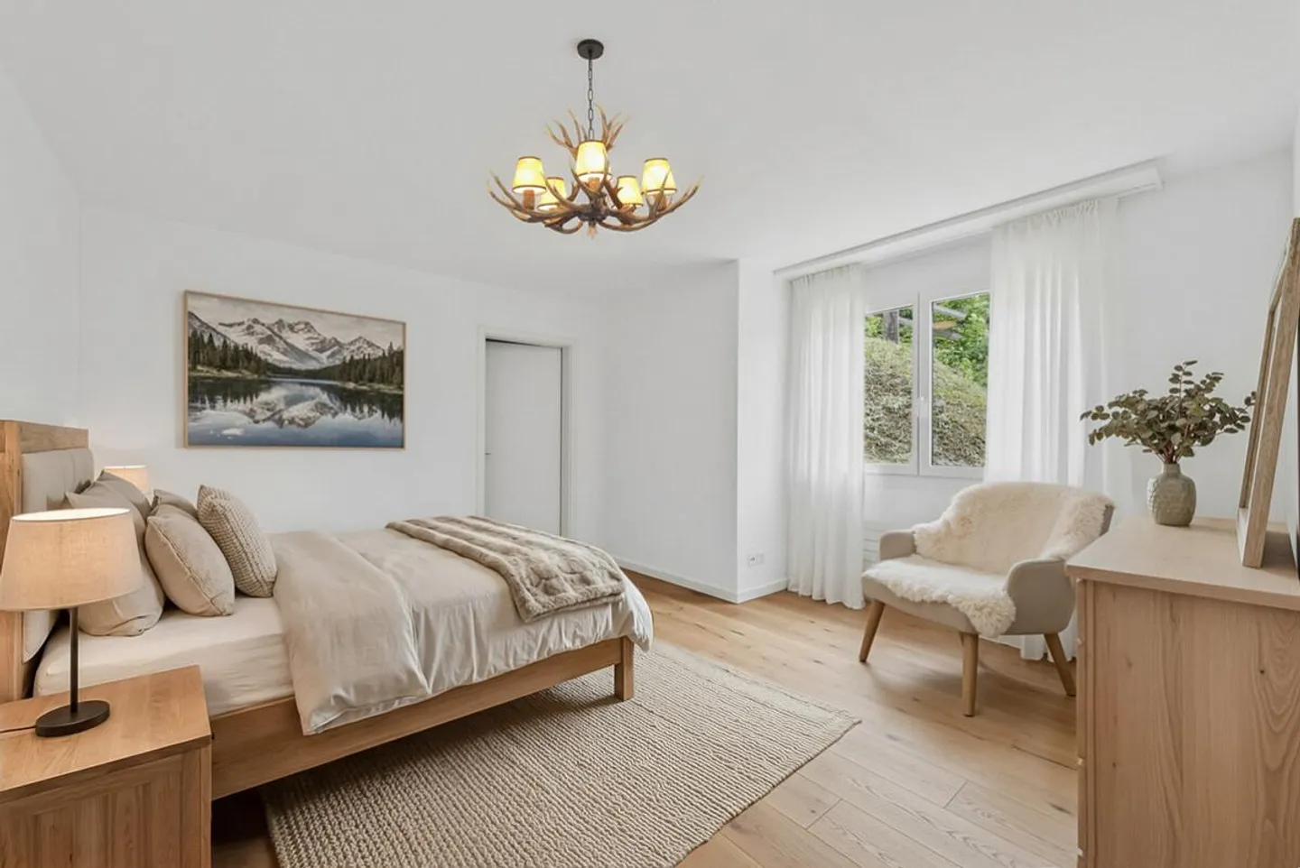 Davos Platz : Appartement de vacances dans un emplacement calme avec vue dégagée - Photo 4 sur 6
