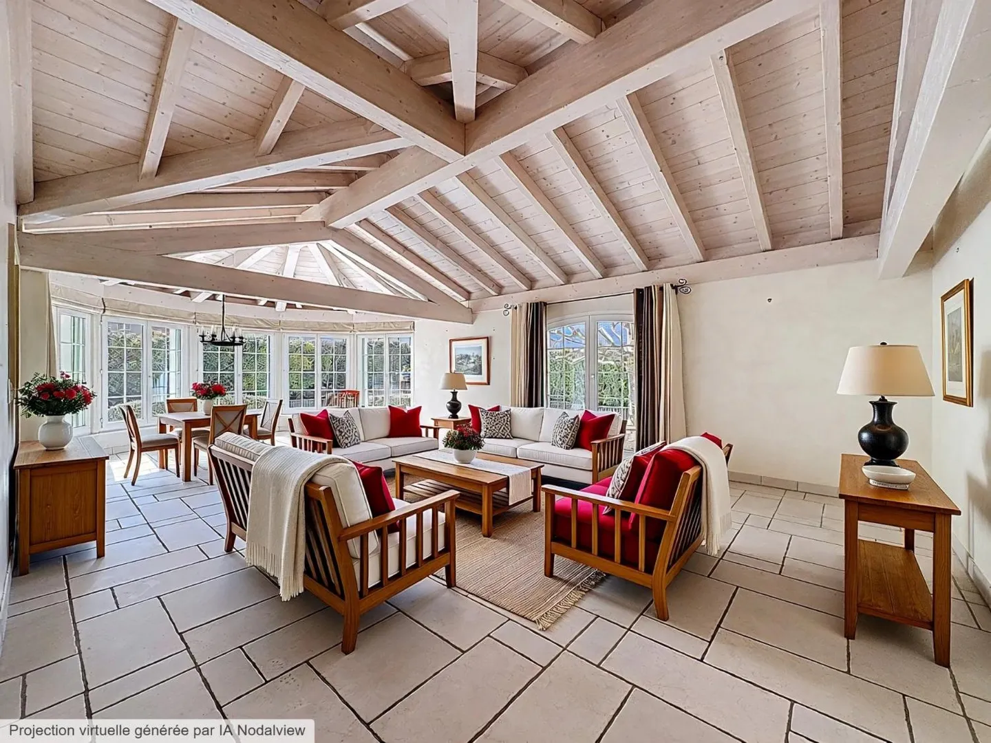 Villa spacieuse de 5,5 pièces avec piscine et jardin - Photo 3 sur 13