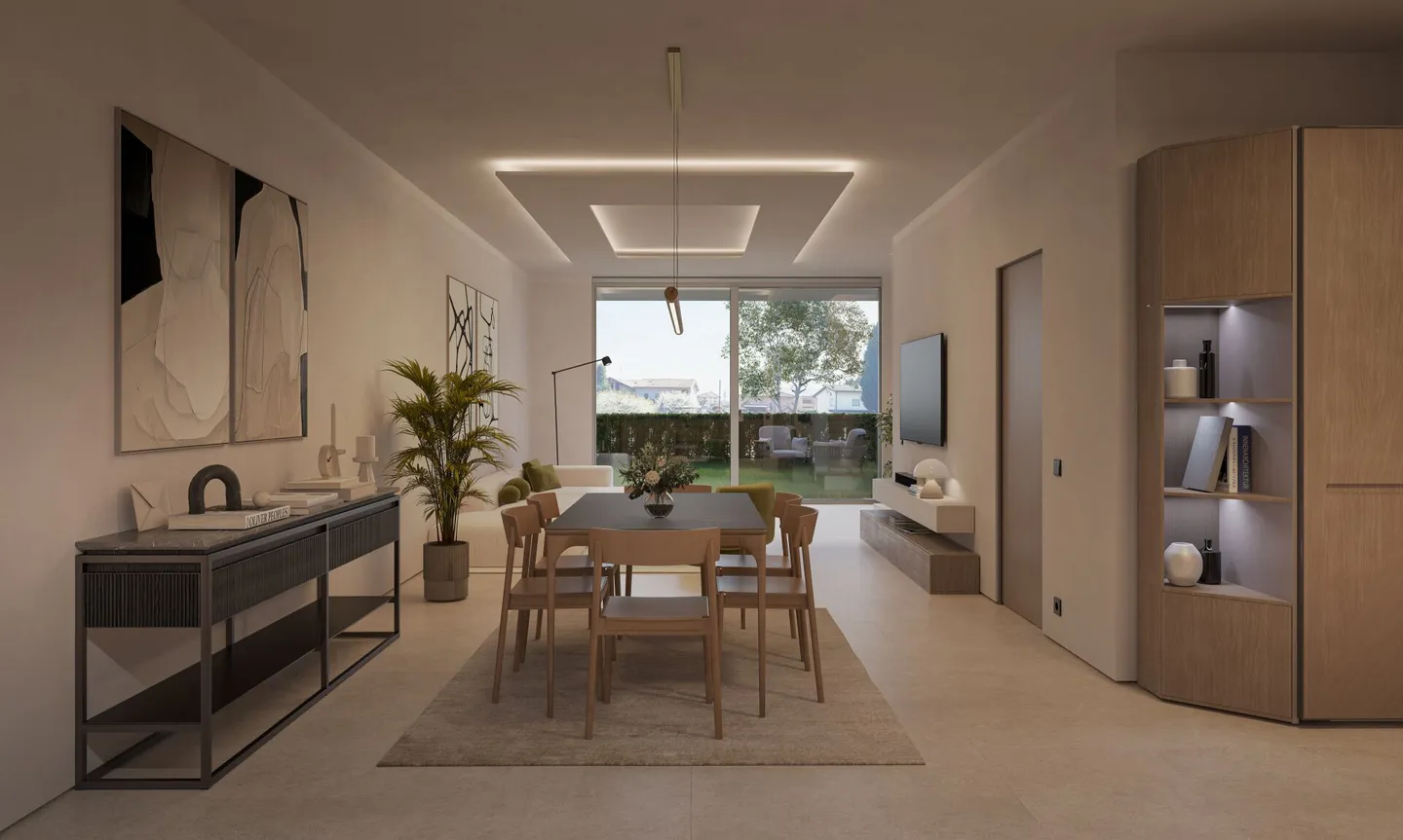 Moderna villa a schiera con giardino privato, di nuova costruzione - Foto 2 di 6