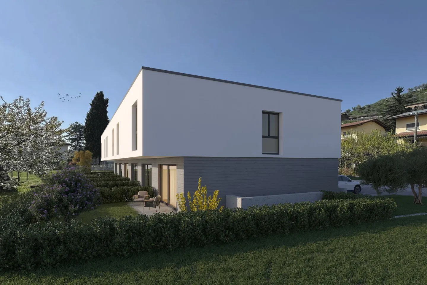 Moderna villa a schiera con giardino privato, di nuova costruzione - Foto 4 di 6