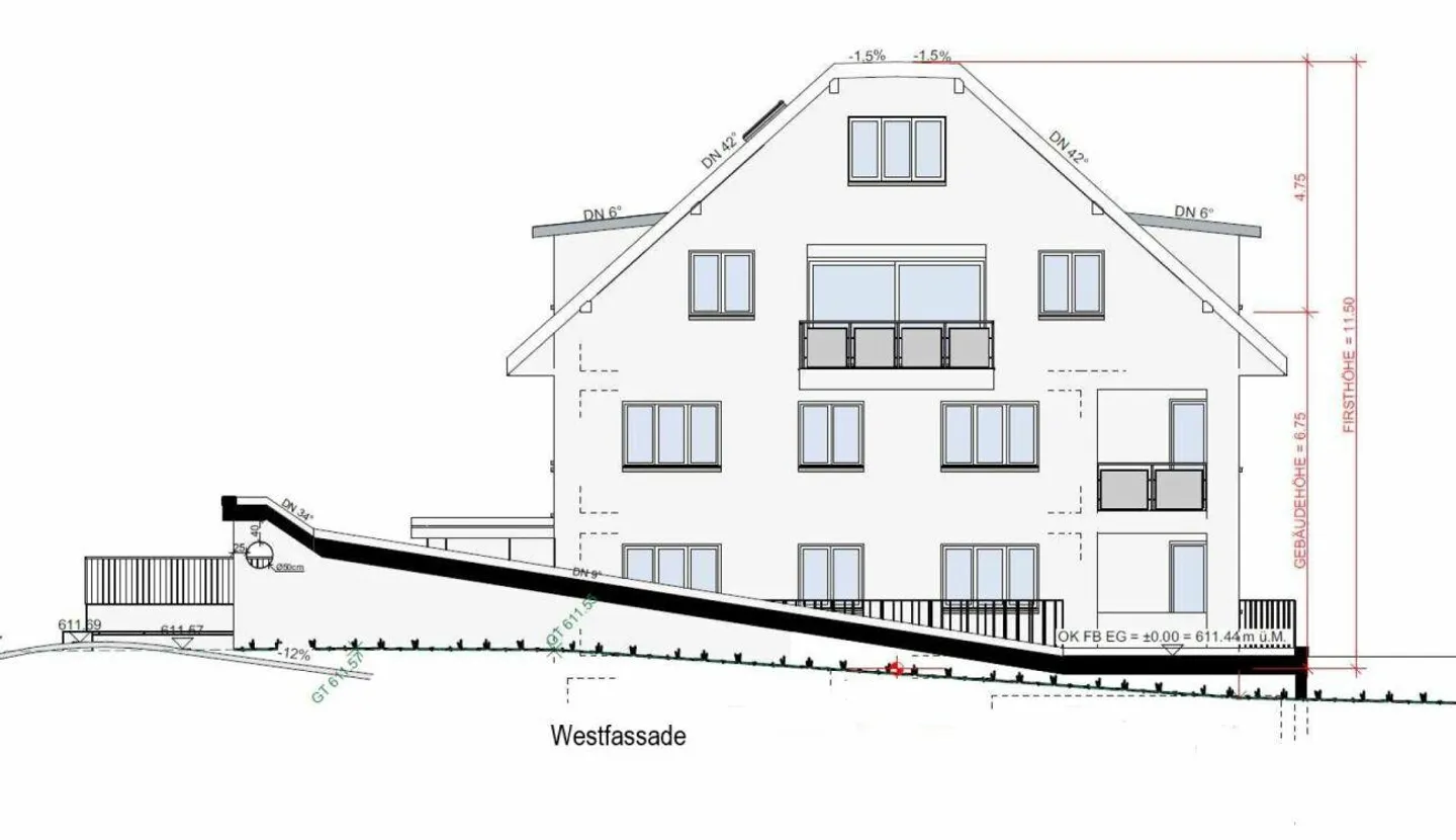 Zu verkaufen 4½ Zi.-Maisonettewhg., an der Maugwilerstrasse 40 in 9... - Foto 12 von 12