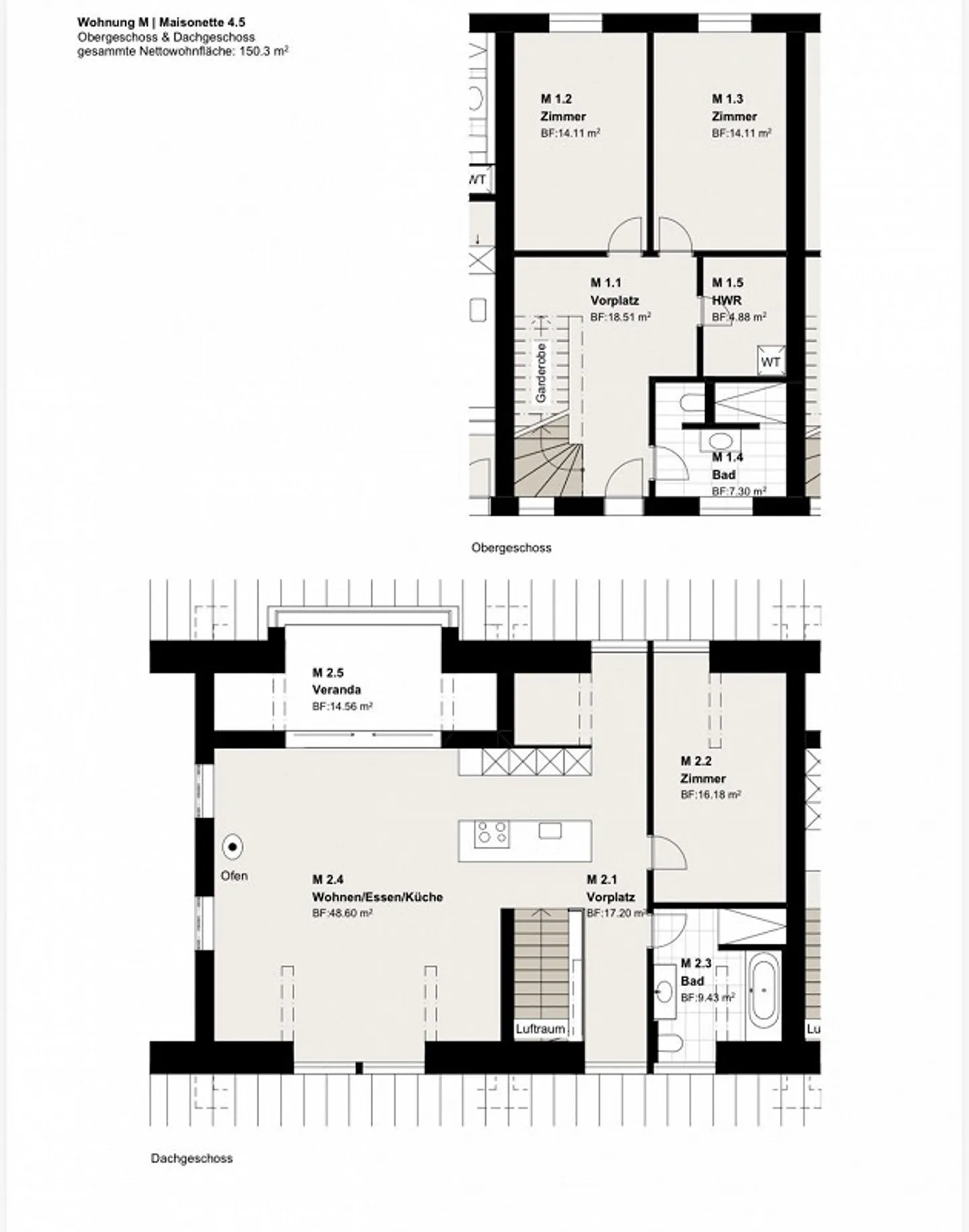 Geräumige Maisonettewohnung - Foto 3 von 3
