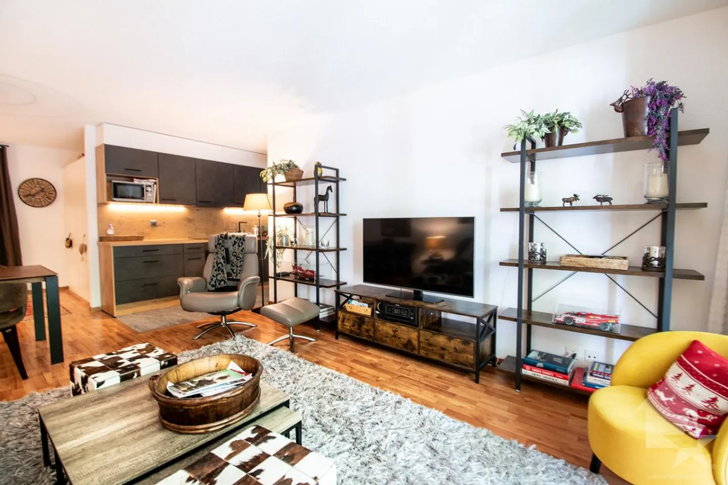 Torgon, 2,5 Zimmer + Ankleide renoviert im Gebäude Les Crêtes - Foto 3 von 11