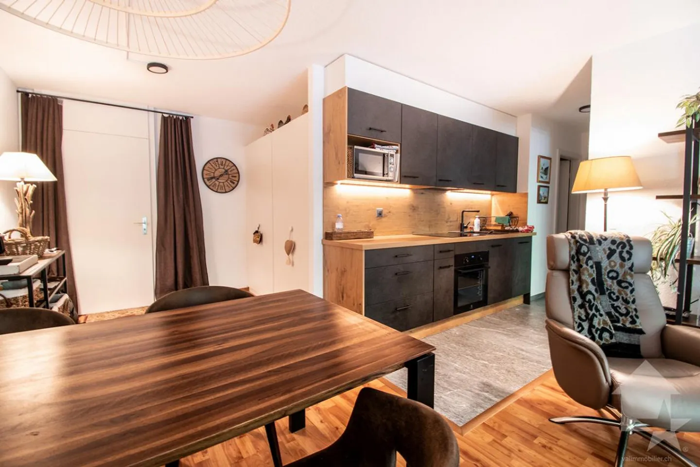 Torgon, 2,5 Zimmer + Ankleide renoviert im Gebäude Les Crêtes - Foto 4 von 11