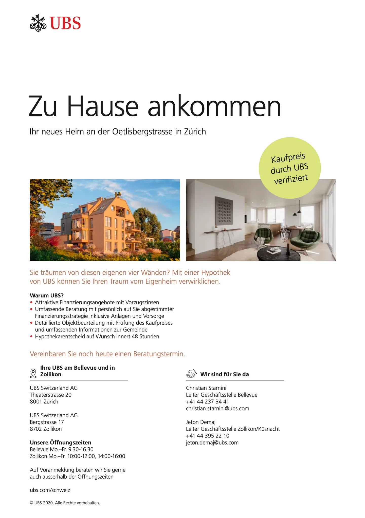 Appartamento moderno di 4,5 locali con standard Minergie a Zurigo Witikon - Foto 10 di 10