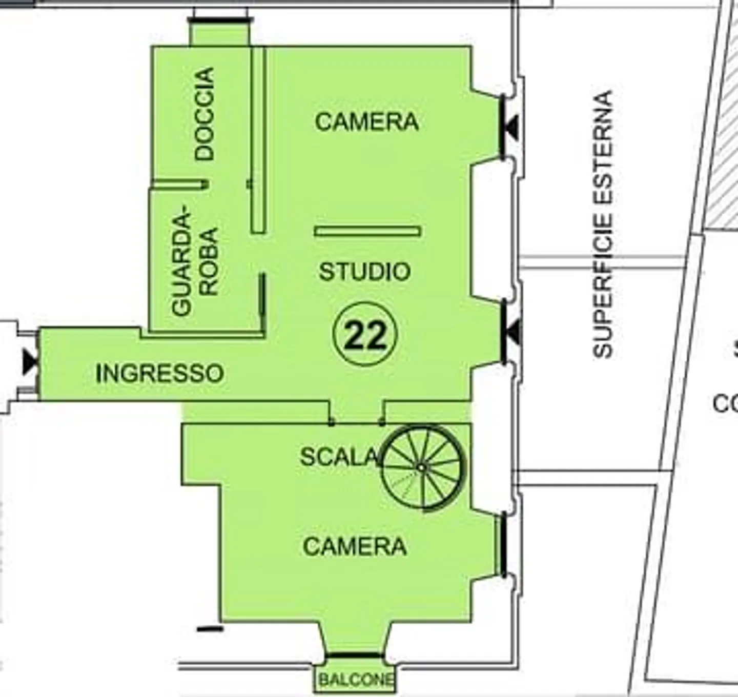 Appartamento duplex in una graziosa villa a Castagnola - Foto 21 di 22