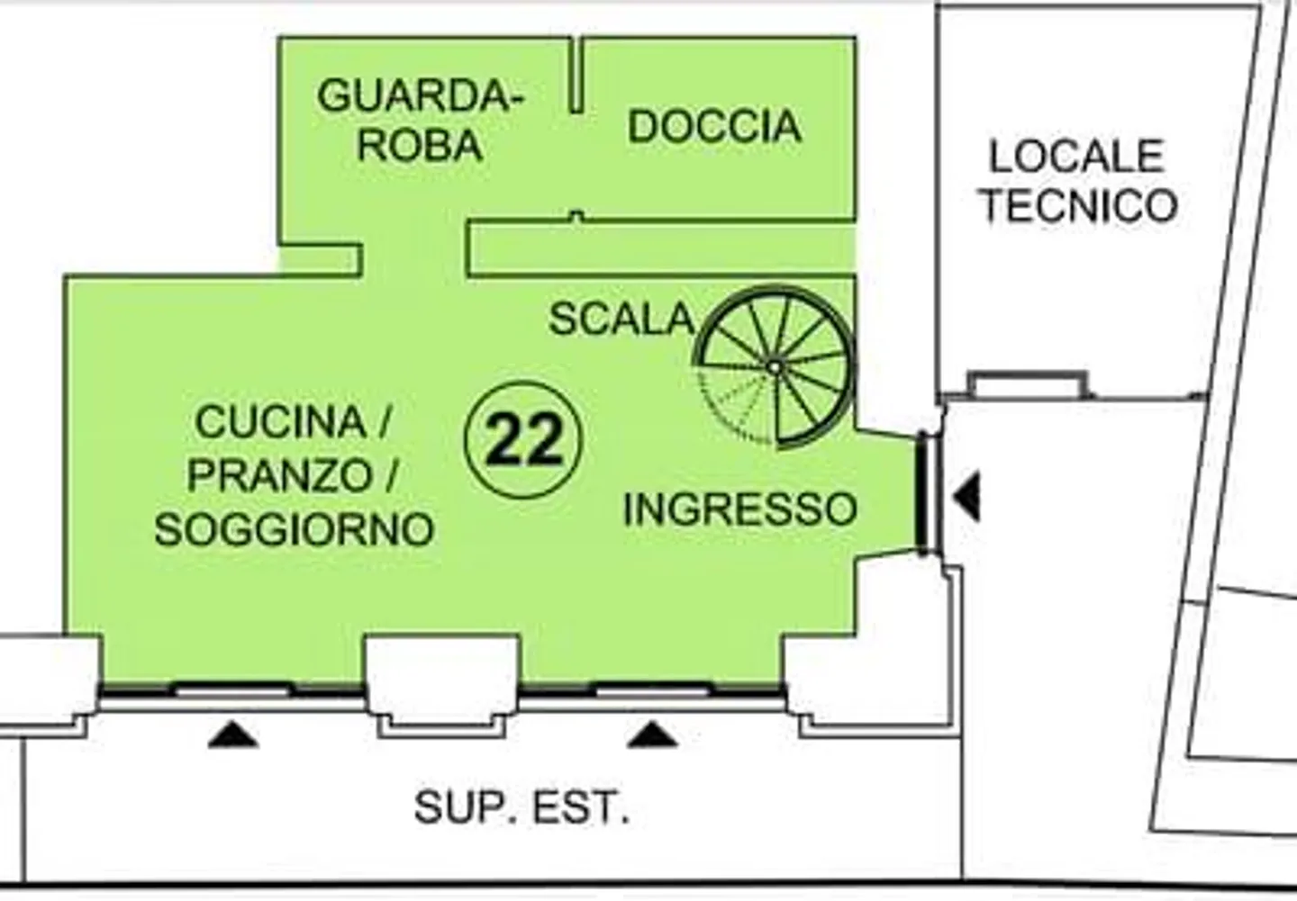 Appartamento duplex in una graziosa villa a Castagnola - Foto 22 di 22