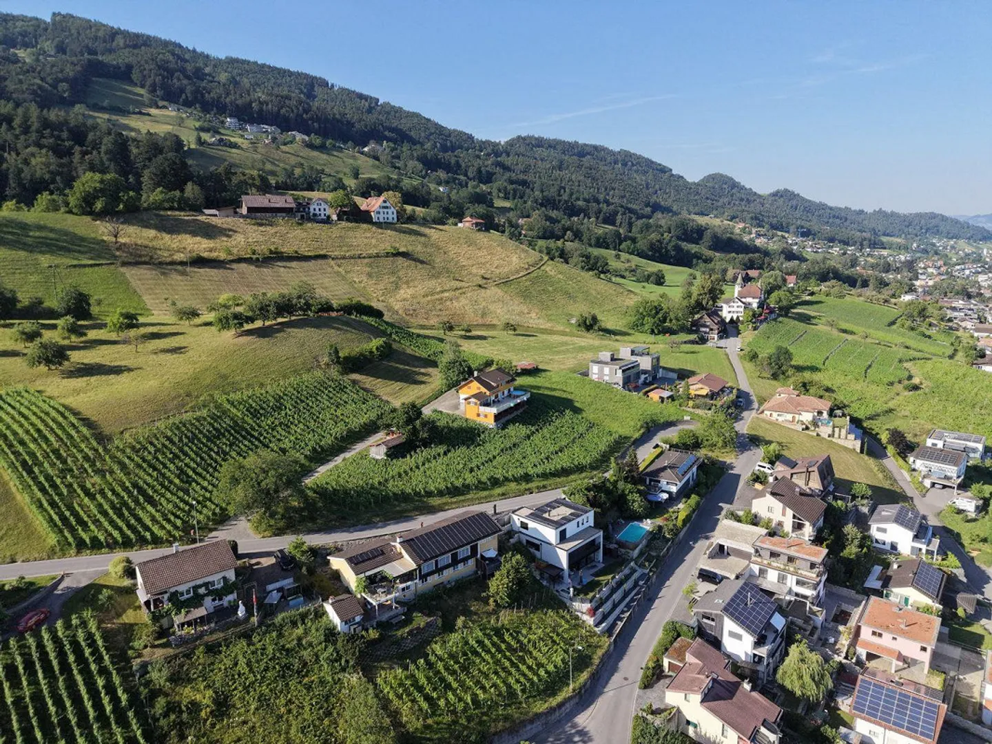 Terreno edificabile sul versante sud con vista sulla valle del Reno - Foto 7 di 10